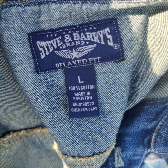 Steve & Barry's Jean Jacket Large Classic Denim Relaxed Fit! - Picture 7 of 7